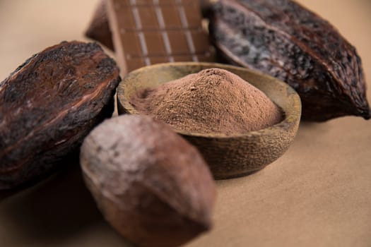 Bar Of Chocolate, Cocoa Beans