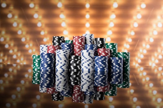 Classic casino, Poker Chips background