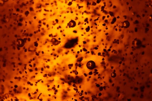 abstract golden background bubbles rare shapes different