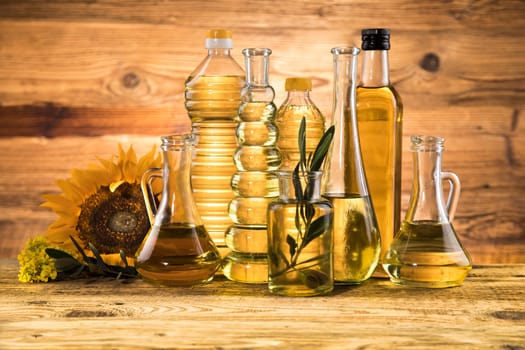 Cooking and food oil products, Extra virgin olive, sunflower seed, rapeseed oil