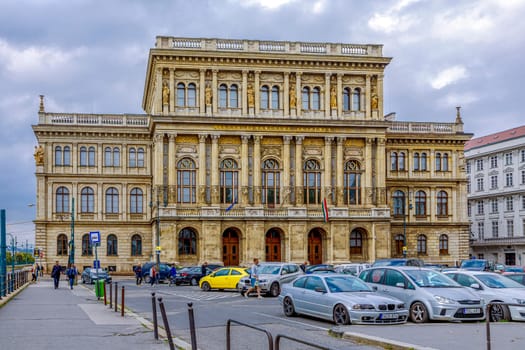 Budapest, Hungary - September 15, 2019: Academy of Sciences MTA in Budapest