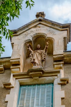 abbot Sauniere house rennes le chateau city in Aude in France
