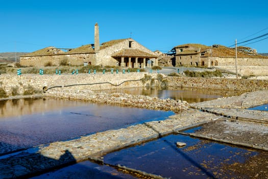 Saltworks of Imon Siguenza Guadalajara province Castilla la Mancha Spain