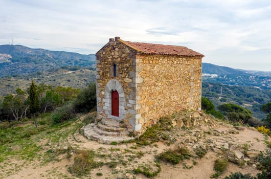 Hermitage Sant Onofre Badalona Barcelona Spain. Built in the fifteenth century
