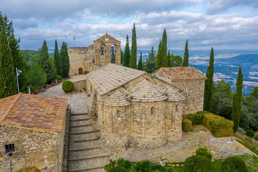 10th century pre-Roman church Santa Maria Gracia in Tossa de Montbui, Tarragona Spain