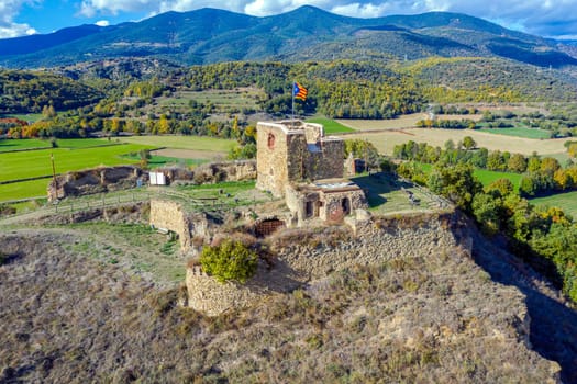 Solsona defense tower, isolated that constitutes the outpost of Castellciutat castle, in the Seo de Urgell Spain