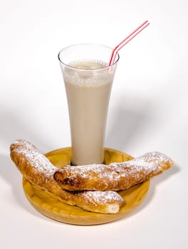 Horchata is a drink, made with the juice of tigernuts and sugar. Native from Valencia ? Spain, it is a refreshing drink, often accompanied with long thin buns called fartons.