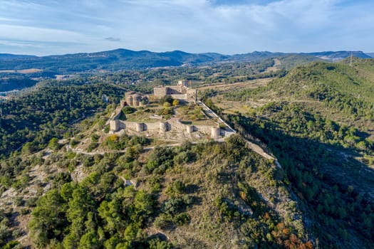 Castle located in the Pobla de Claramunt, Catalonia Spain