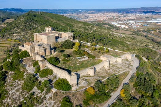 Castle located in the Pobla de Claramunt, Catalonia Spain