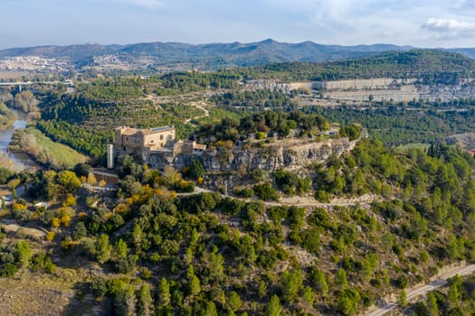 Castle of Castellbell in the province of Barcelona Catalonia Spain