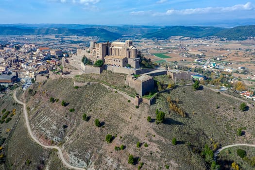 Cardona castle is a famous medieval castle in Catalonia. Now it is a famous state run hotel or parador Spain.