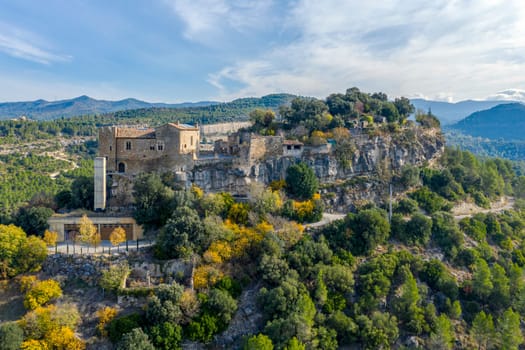 Castle of Castellbell in the province of Barcelona Catalonia Spain