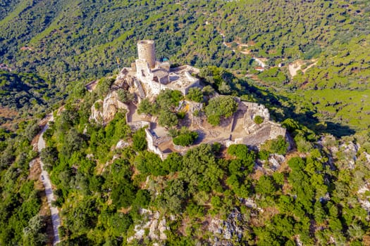 Castle of San Vicente de Burriac in Cabrera de Mar Barcelona Spain