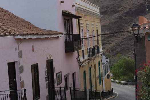Gran Canaria Mogan White houses, architecture