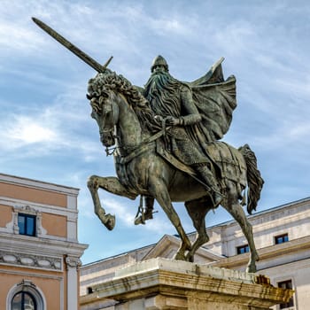 Equestrian statue of El Cid, Burgos, Spain