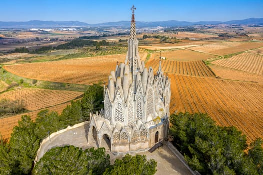 Sanctuary of Montserrat in Montferri Alt Camp, Tarragona province, Catalonia, Spain. By modernist architect Josep Maria Jujol