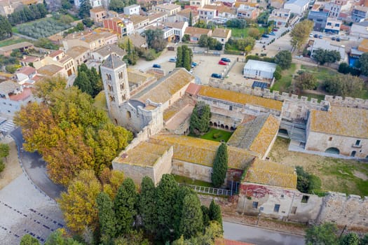 Romanesque monastery of Santa Maria de Vilabertran Alt Emporda Girona province Spain
