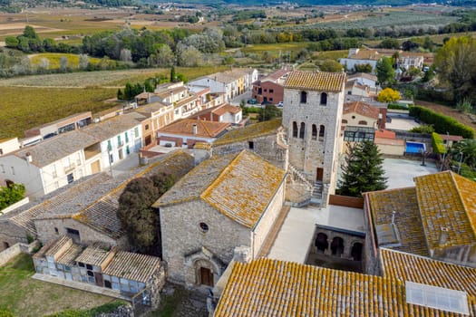 Sant Sebastia dels Gorgs Monastery, romanesque style, Avinyonet del Penedes, Barcelona, Catalonia Spain.