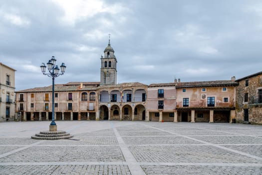 Main square of Medinaceli, province of Soria. Spain