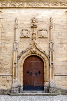 Monastery of Santa Maria de Poblet, Catalonia, Spain. San Jorge Chapel, next door golden