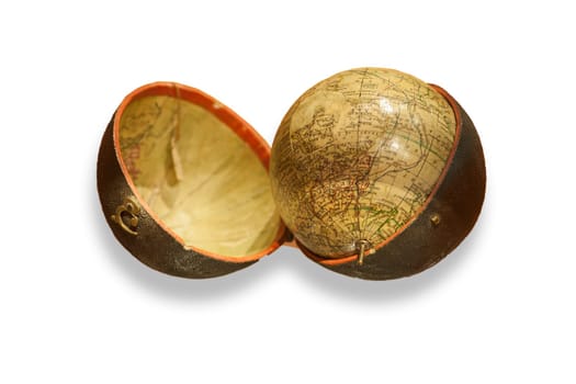 Waist pouch globe. By Cary, 1791. Naval Museum of Madrid, Spain