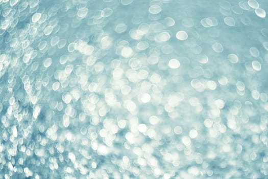 Lights on blue background.