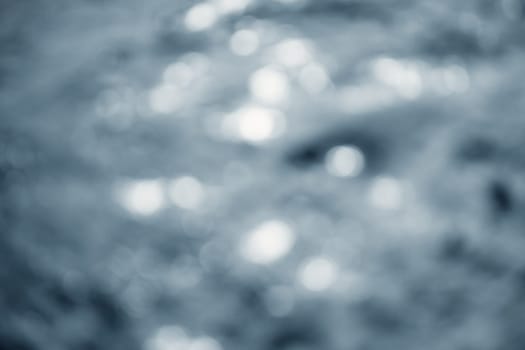 Lights on blue background.