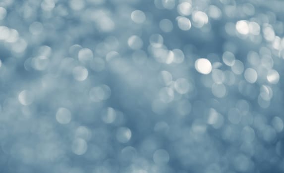 Lights on blue background.