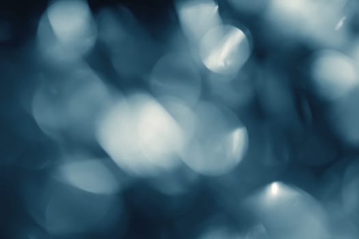 Lights on dark blue background.