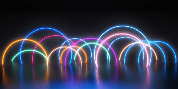 Neon Energy Crazy Background as a Fun Concept
