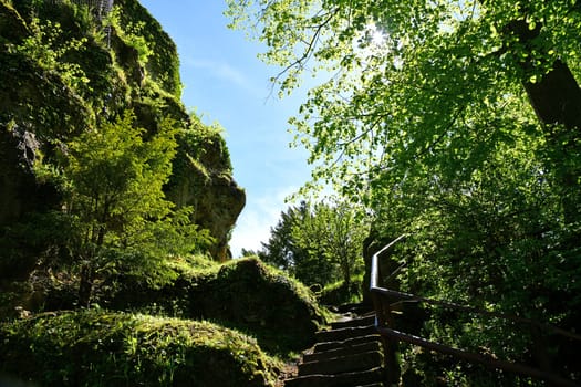 old stone stairs
