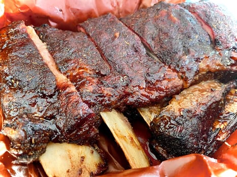 Deliciously marinated BBQ beef ribs, crispy on the outside, melt-in-your-mouth on the inside!