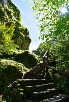 old stone stairs