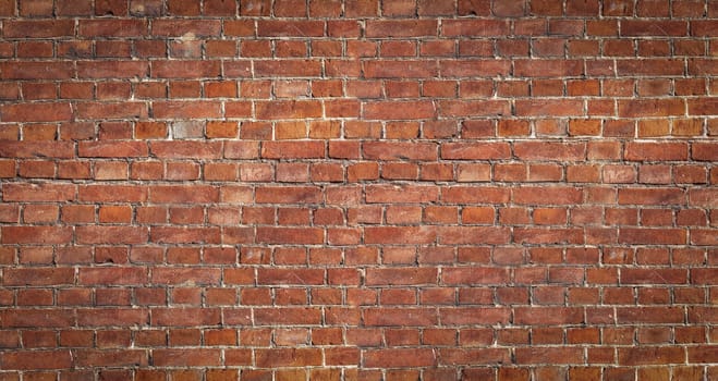 The close up Background of old vintage brick wall