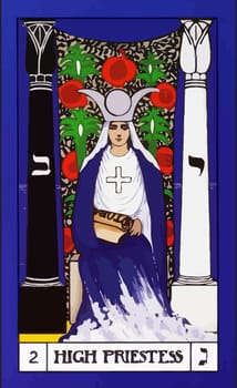 tarot fortune telling card illustration