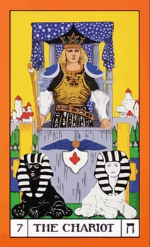 tarot fortune telling card illustration