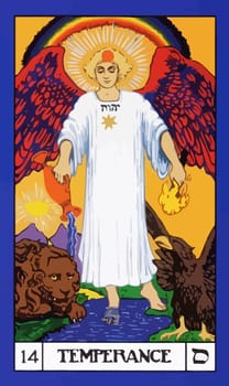 tarot fortune telling card illustration