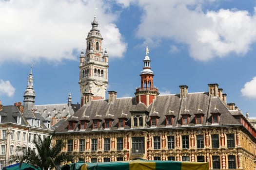 The Grand Place of Lille in France