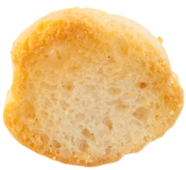 beautiful background of croutons of bread