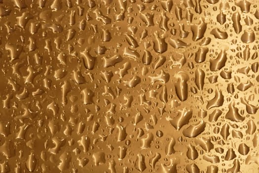water drops on glass surface