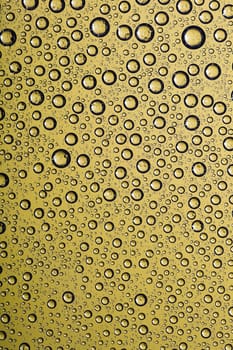 Water drops on glass window