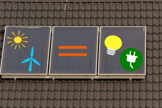 Solar panel, photovoltaic, alternative power source - concept of sustainable resources