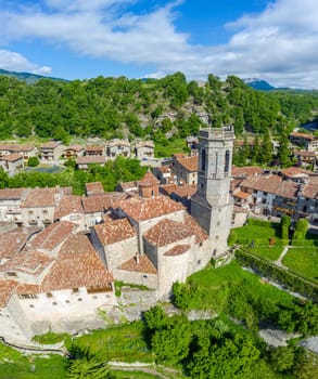 Church of Sant Miquel de Rupit, a Spanish municipality in the Osona region located to the northeast of the region and east of the Sierra de Cabrera