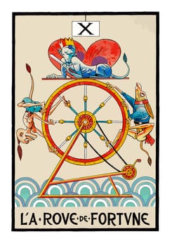 tarot fortune telling card illustration