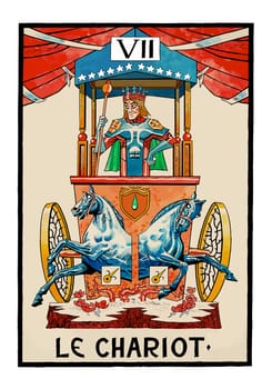 tarot fortune telling card illustration