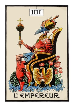 tarot fortune telling card illustration