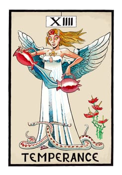 tarot fortune telling card illustration
