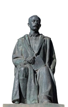 Jose Maria Gabriel y Galan monument. Spanish poet in Castilian and Extremaduran. Sculpted by Perez Comendador in 1926