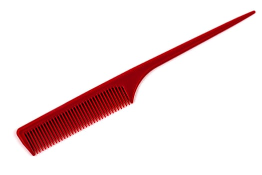 The new red comb isolated on white background