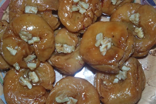 Delicious and tasty Asian sweet dish called balu shahi or baloshahi or balushahi. This dish is street sweet found in Pakistan India and Bangladesh and served in the festivities.